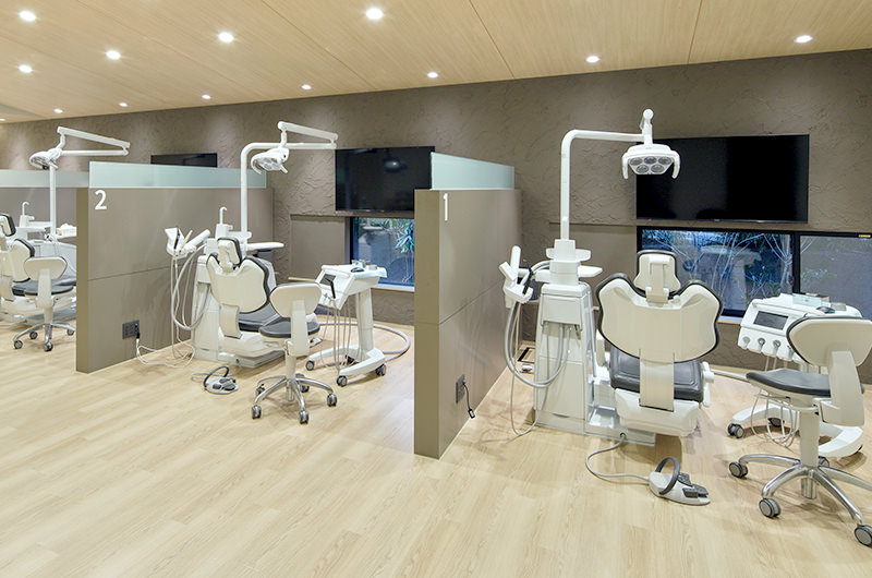 Point2　潤沢な歯科医療設備と、心地良い空間を完備